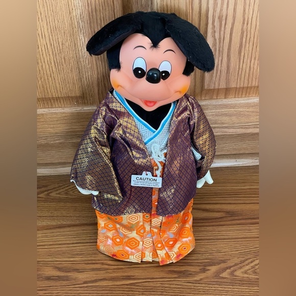 Vintage Mickey Mouse Wearing Kimono Japan Expo - Picture 3 of 12